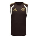 Camisa regata Flamengo Treino 26/27 - Torcedor Adidas Masculina - Marrom