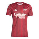 Camisa Arsenal Pré-jogo 25/26 - Torcedor Adidas Masculina - Bordô