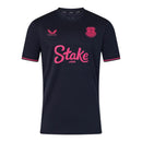Camisa Everton IV 25/26 - Torcedor Castore Masculina - Azul com detalhes em rosa Com Patrocínio