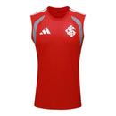 Camisa regata Internacional Treino 26/27 - Torcedor Adidas Masculina - Vermelha e cinza