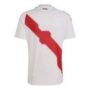 Camisa Seleção Peru I 26/27 - Torcedor Adidas Masculina - Branca com detalhes em vermelho