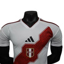 Camisa Seleção Peru I 26/27 - Jogador Adidas Masculina - Branca e vermelha