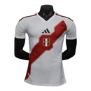 Camisa Seleção Peru I 26/27 - Jogador Adidas Masculina - Branca e vermelha