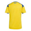 Camisa Seleção Suécia I 26/27 - Torcedor Adidas Feminina - Amarela com detalhes em azul