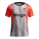 Camisa Chelsea Pré-jogo 26/27 - Torcedor Nike Masculina - Cinza e laranja