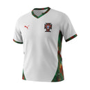 Camisa Seleção Portugal Treino 26/27 - Torcedor Puma Masculina - Branca com detalhes em verde e vermelho