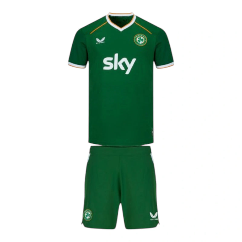 Kit Infantil Seleção Irlanda I 26/27 - Castore - Verde