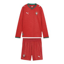 Kit Infantil Seleção Portugal I 26/27 manga longa - Puma - Vermelho