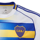 Camisa Boca Juniors III 26/27 - Torcedor Adidas Feminina - Branca com detalhes em azul e amarelo