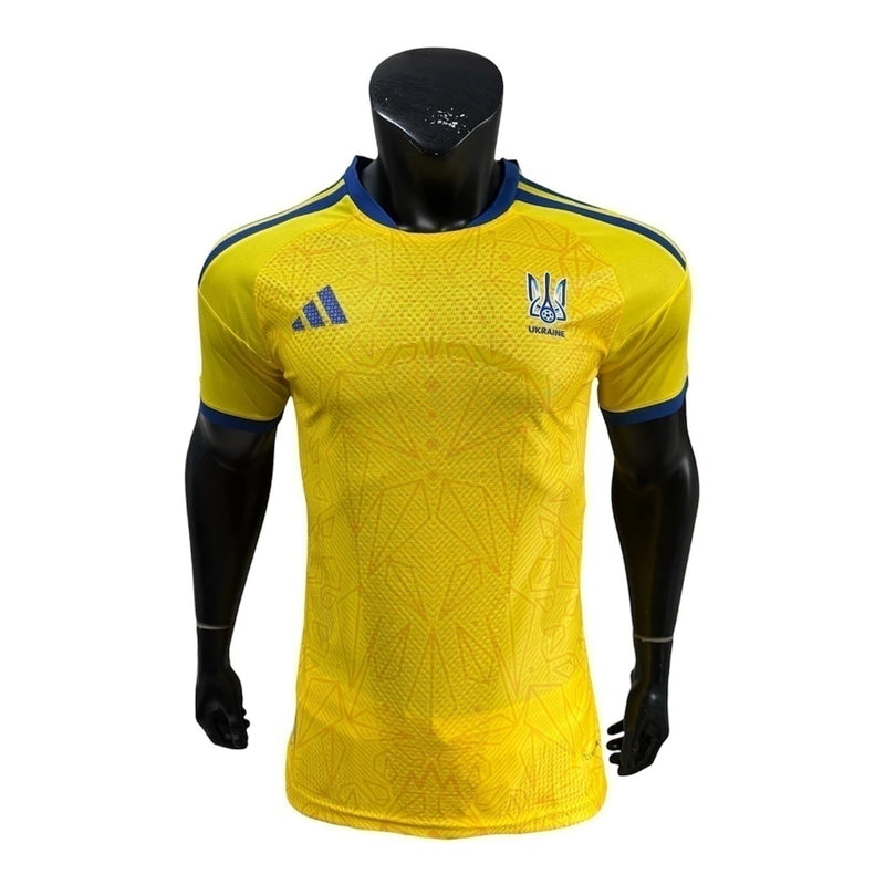 Camisa Seleção Ucrânia I 26/27 - Jogador Adidas Masculina - Amarela
