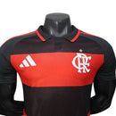 Camisa Flamengo I 26/27 - Jogador Adidas Masculina - Preta e vermelha