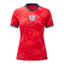 Camisa Seleção Inglaterra II 26/27 - Torcedor Nike Feminina - Vermelha com detalhes em azul