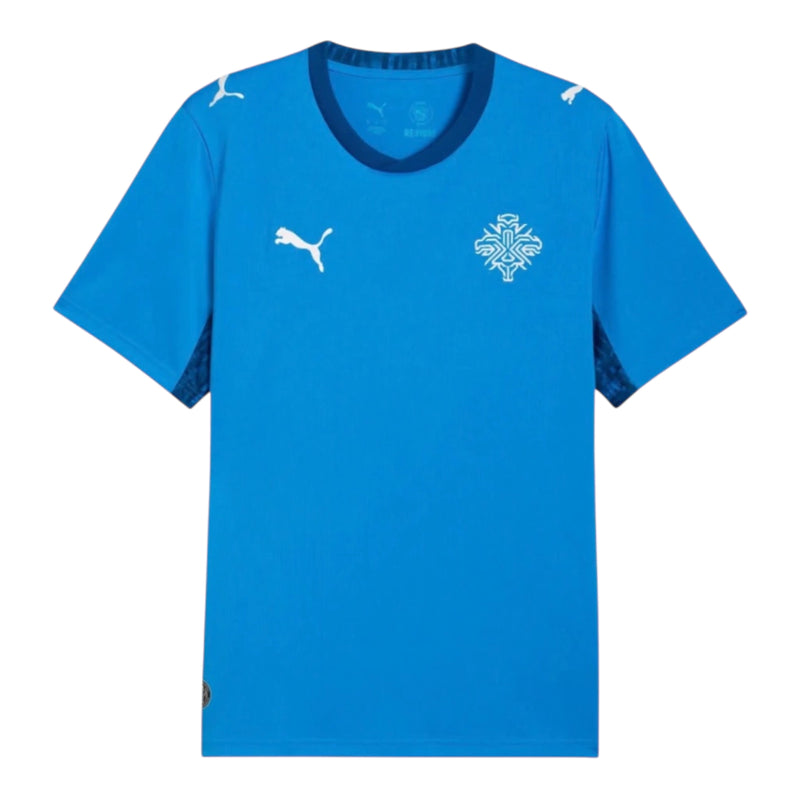 Camisa Seleção Islândia I 26/27 - Torcedor Puma Masculina - Azul