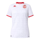 Camisa Seleção Tunísia II 26/27 - Torcedor Kappa Feminina - Branca com detalhes em vermelho
