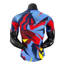 Camisa Barcelona Pré-jogo 25/26 - Jogador Nike Masculina - Azul e vermelha