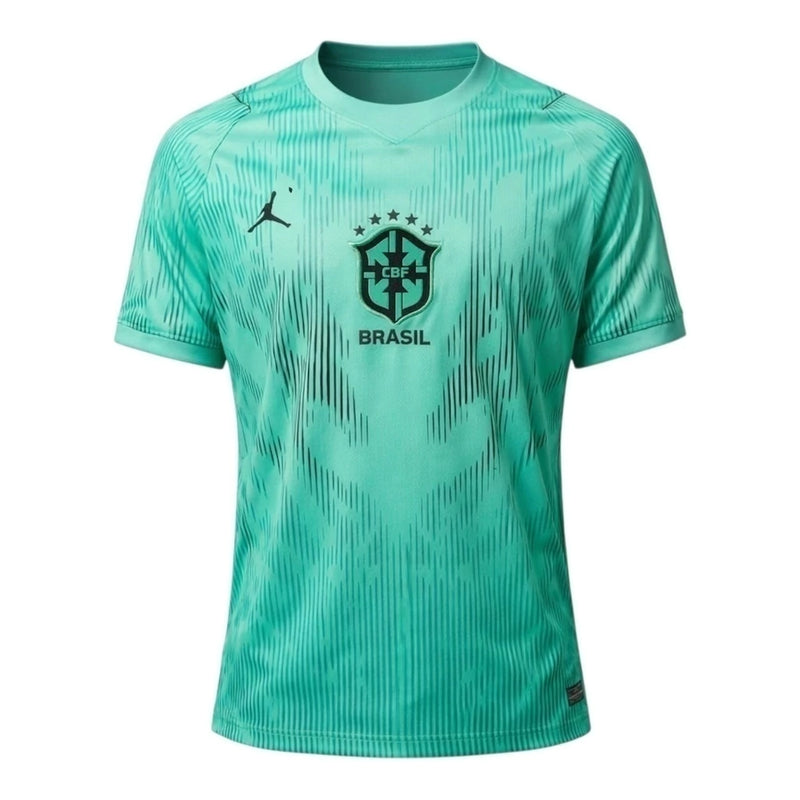 Camisa Seleção Brasileira Goleiro III 26/27 - Torcedor Jordan Masculina - Verde