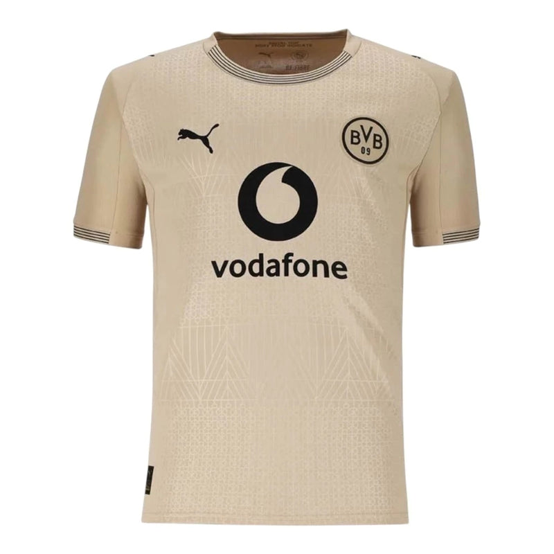 Camisa Borussia Dortmund Edição Comemorativa 26/27 - Torcedor Puma Masculina - Bege