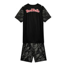 Kit Infantil Red Bull Bragantino Goleiro I 26/27 - Puma - Preto com detalhes em cinza