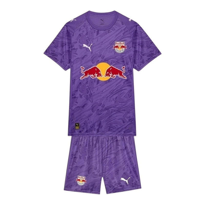 Kit Infantil Red Bull Bragantino Goleiro II 26/27 - Puma - Roxo
