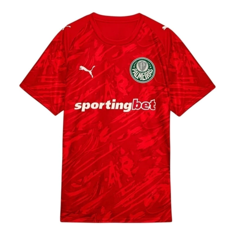 Camisa Palmeiras Goleiro I 26/27 - Torcedor Puma Masculina - Vermelha