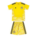 Kit Infantil Seleção Escócia Goleiro 26/27 - Adidas - Amarelo