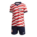 Kit Infantil Seleção Estados Unidos I 26/27- Nike - Branco e vermelho