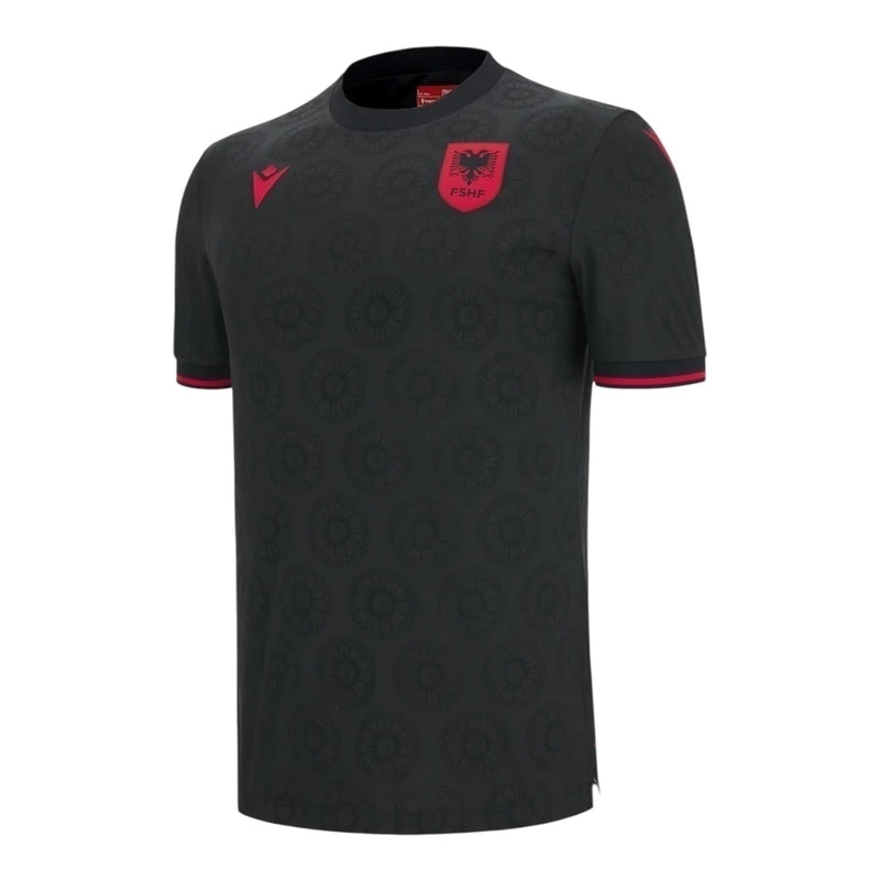 Camisa Seleção Albânia III 26/27 - Torcedor Macron Masculina - Preta