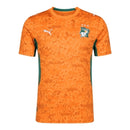 Camisa Seleção Costa do Marfim I 26/27 - Torcedor Puma Masculina - Laranja com detalhes em verde