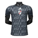 Camisa River Plate Pré-jogo 26/27 - Jogador Adidas Masculina - Preta e cinza