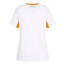 Camisa Seleção Islândia II 26/27 - Torcedor Puma Feminina - Branca com detalhes em cinza e laranja