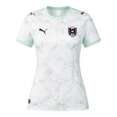Camisa Seleção Áustria II 26/27 - Torcedor Puma Feminina - Branca com detalhes em verde