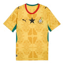 Camisa Seleção Gana II 26/27 - Torcedor Puma Masculina - Amarela com detalhes em verde e vermelho
