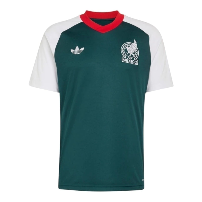 Camisa Seleção México Pré-jogo II 26/27 - Torcedor Adidas Masculina - Verde e branca