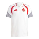 Camisa Polo Internacional Treino 26/27 - Torcedor Adidas Masculina - Branca e cinza