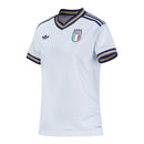 Camisa Seleção Itália II 26/27 - Torcedor Adidas Feminina - Branca com detalhes em azul