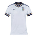 Camisa Seleção Itália II 26/27 - Torcedor Adidas Feminina - Branca com detalhes em azul