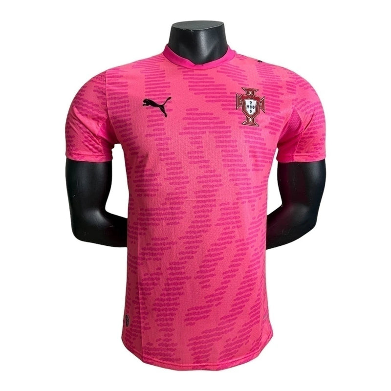 Camisa Seleção Portugal Goleiro I 26/27 - Jogador Puma Masculina - Rosa