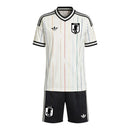 Kit Infantil Seleção Japão II 26/27 - Adidas - Bege e preto