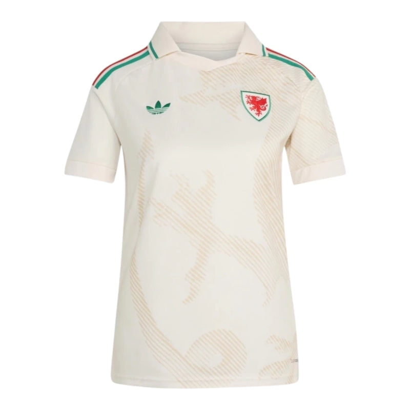 Camisa Seleção País de Gales II 26/27 - Torcedor Adidas Feminina - Bege