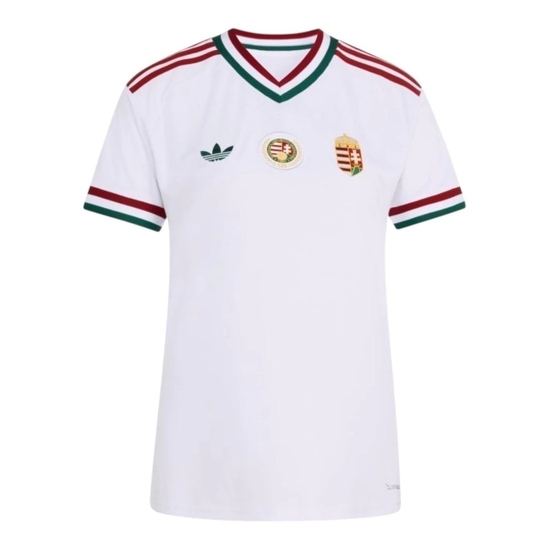 Camisa Seleção Hungria II 26/27 - Torcedor Adidas Feminina - Branca