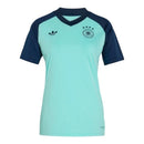 Camisa Seleção Alemanha Pré-jogo 26/27 - Torcedor Adidas Feminina - Azul
