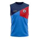 Camisa Regata Seleção Haiti Treino 26/27 - Torcedor Saeta Masculina - Azul e vermelha