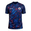 Camisa Seleção Haiti Treino 26/27 - Torcedor Saeta Masculina - Azul com detalhes em vermelho