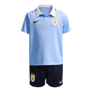 Kit Infantil Seleção Uruguai I 26/27 - Nike - Azul