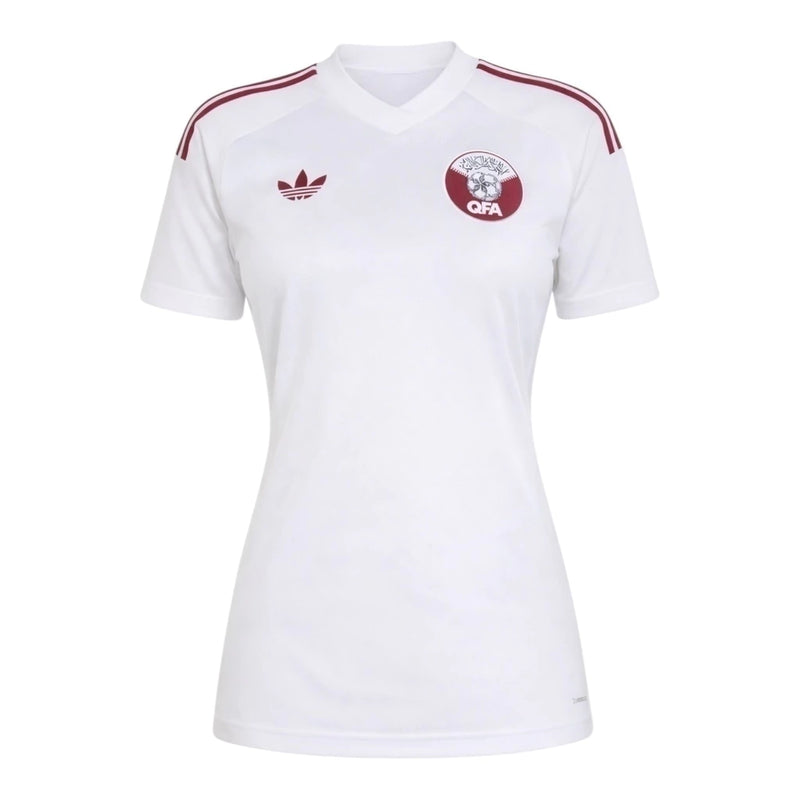 Camisa Seleção Catar II 26/27 - Torcedor Adidas Feminina - Branca