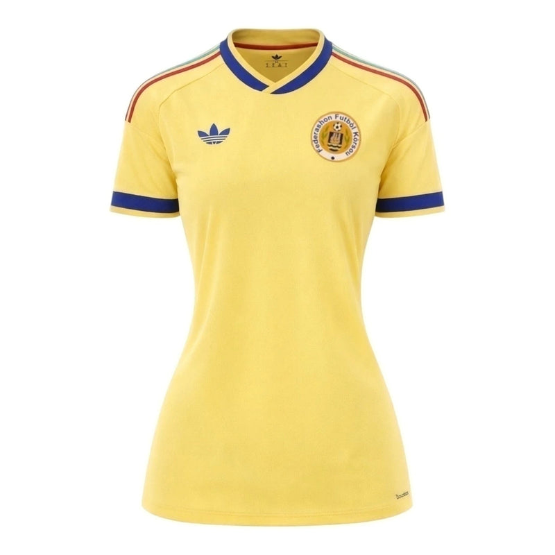 Camisa Seleção Curaçao II 26/27 - Torcedor Adidas Feminina - Amarela