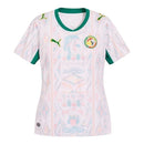 Camisa Seleção Senegal I 26/27 - Torcedor Puma Feminina - Branca com detalhes em vermelho e amarelo e verde