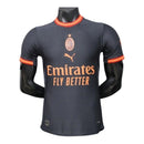 Camisa AC Milan III 26/27 - Jogador Puma Masculina - Preta com detalhes em vermelho