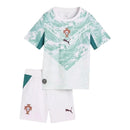 Kit Infantil Seleção Portugal II 26/27 - Puma - Branco e verde