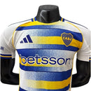 Camisa Boca Juniors III 26/27 - Jogador Adidas Masculina - Branca com detalhes em azul e amarelo
